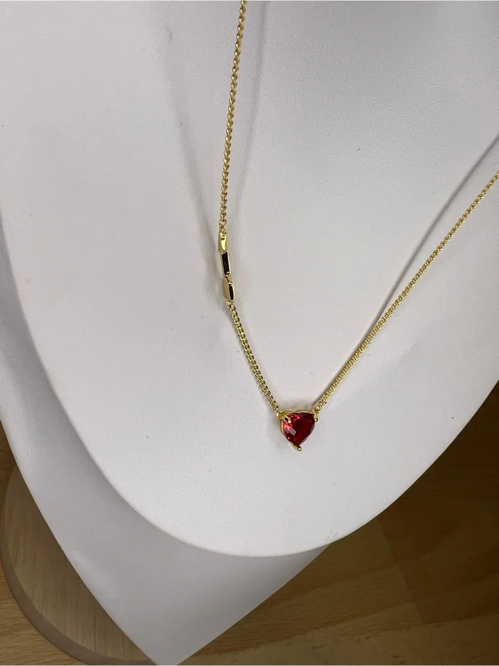 Kate Spade Red Heart Arrow Necklace